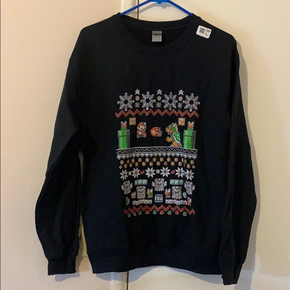 Nintendo Bowser Mario Ugly Christmas Sweater
